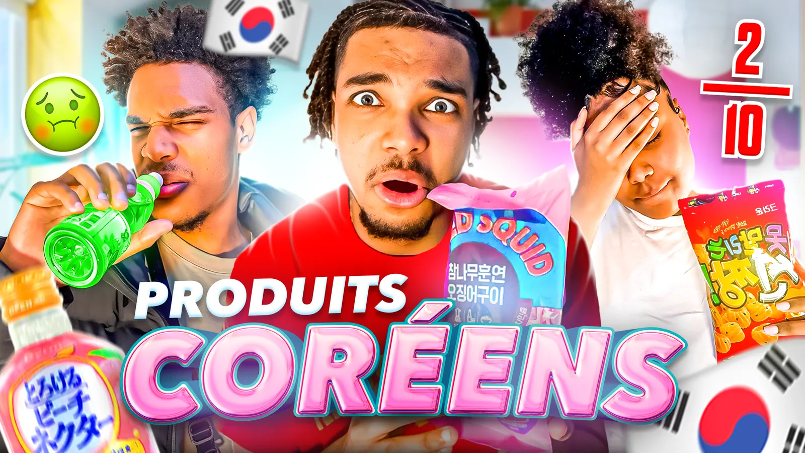 ON GOUTE DES PRODUITS CORÉENS (j'ai vomis..)